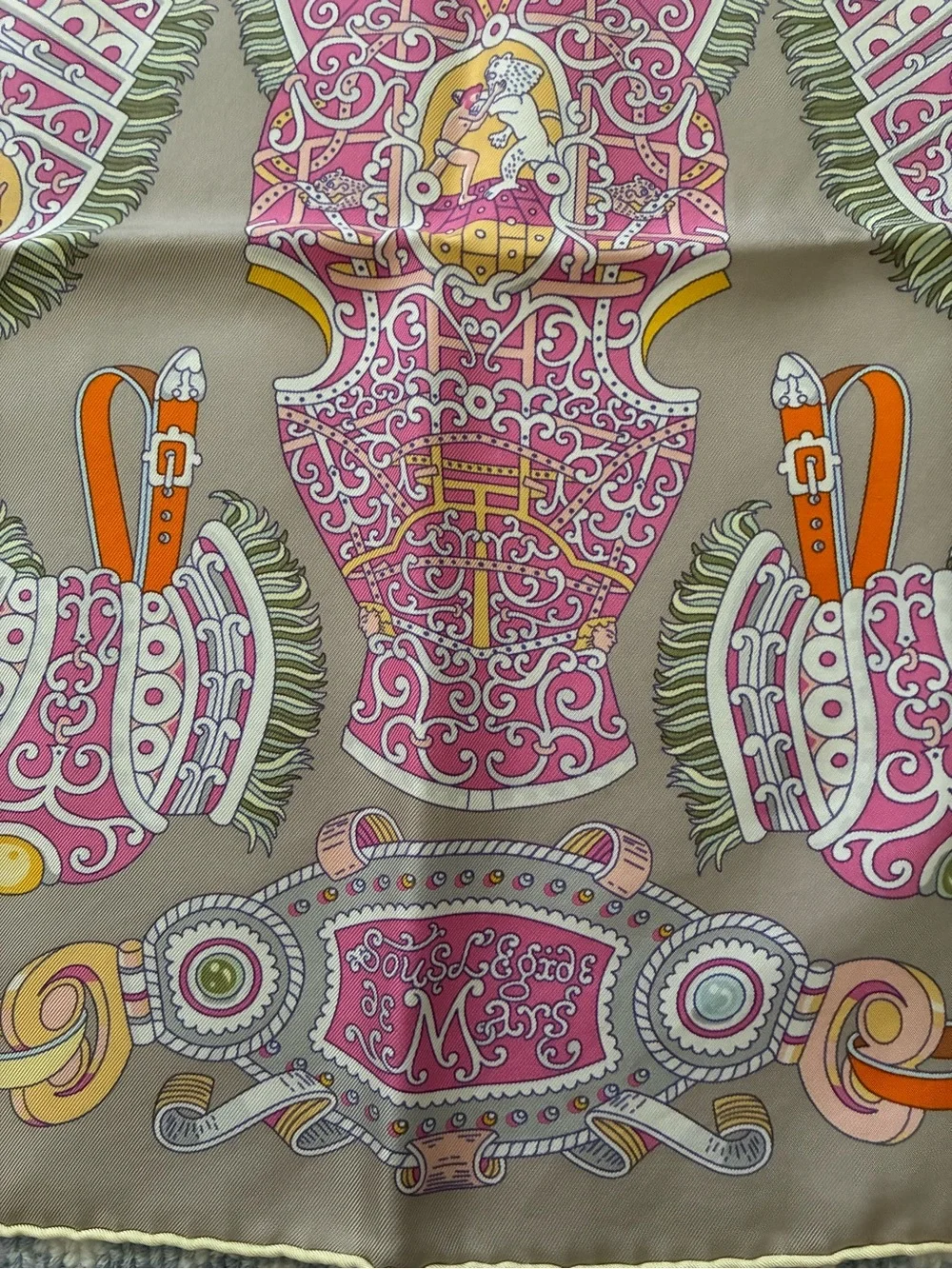 Hermès Sous l'Egide de Mars WASH 90cm by Pierre Marie PRISTINE